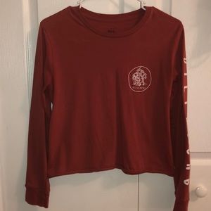 billabong long sleeve crop top